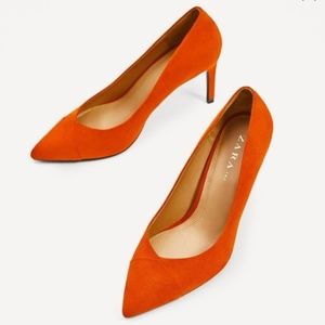 Orange Zara Heels